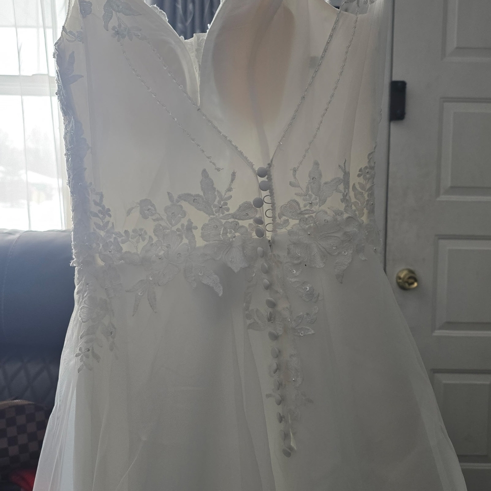 Elegant herawhite White Lace Wedding Dress